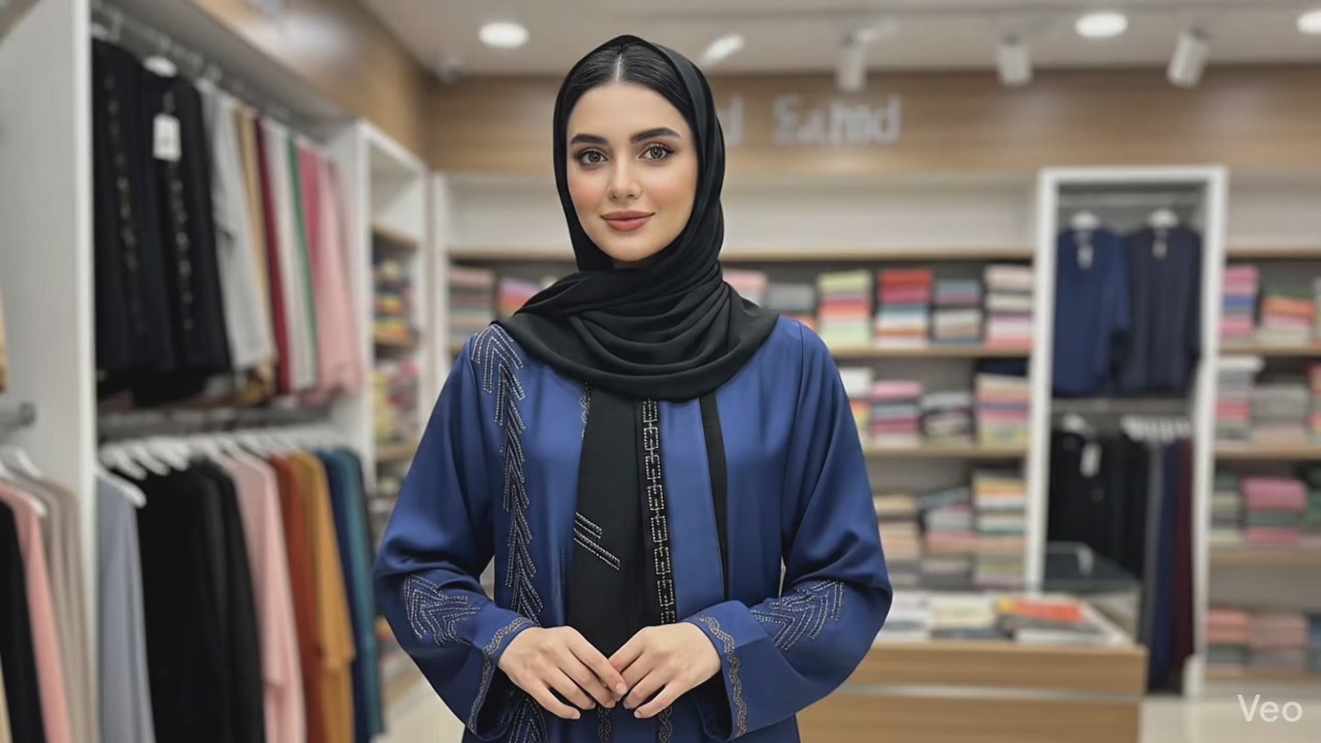 Fancy Embroidered Abaya – Luxury Modest Wear